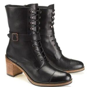 WOLVERINE 1000 Mile Samantha Pleet Blixen Heeled Boots Cottagecore Victorian 7
